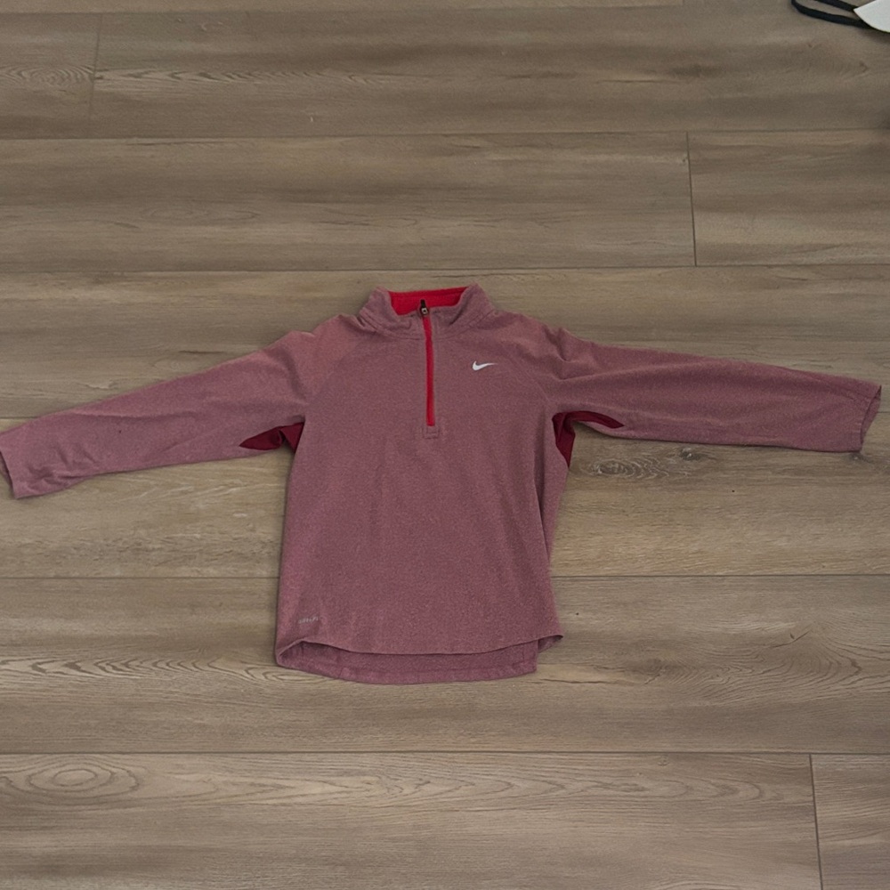 Nike Kids Half-Zip Sweatshirt - Maroon